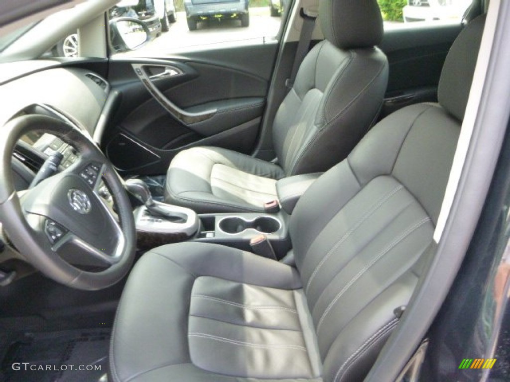 Ebony Interior 2013 Buick Verano Premium Photo #95322829