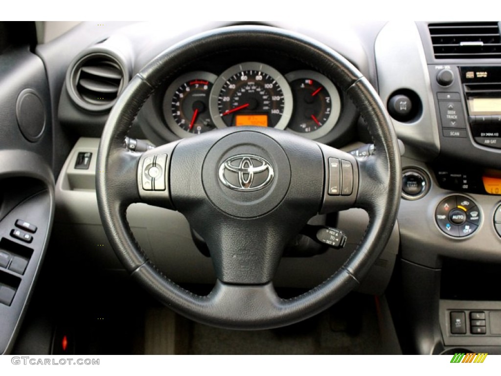 2011 Toyota RAV4 Limited 4WD Ash Steering Wheel Photo #95323159