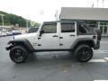 Bright Silver Metallic - Wrangler Unlimited X 4x4 Photo No. 2