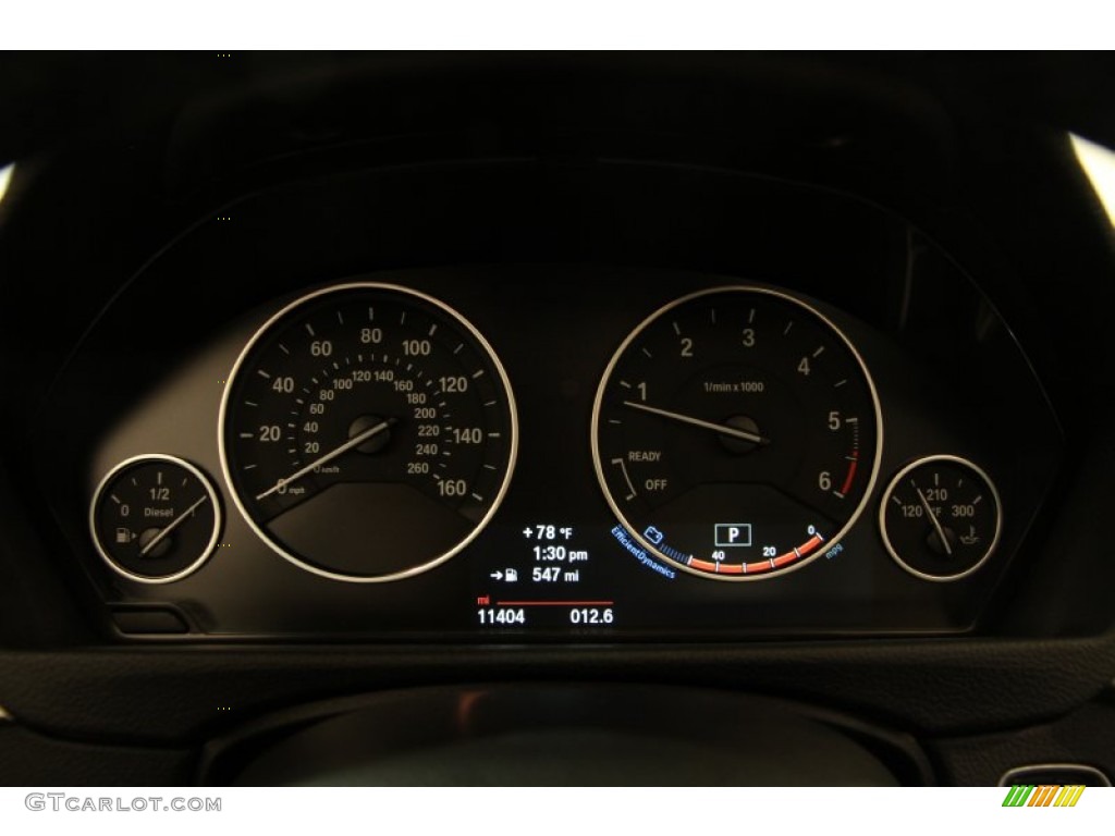 2014 BMW 3 Series 328d xDrive Sedan Gauges Photos