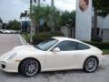 2009 Cream White Porsche 911 Carrera S Coupe  photo #15