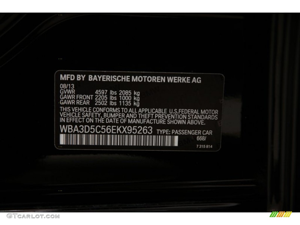 2014 3 Series 328d xDrive Sedan - Jet Black / Black photo #29