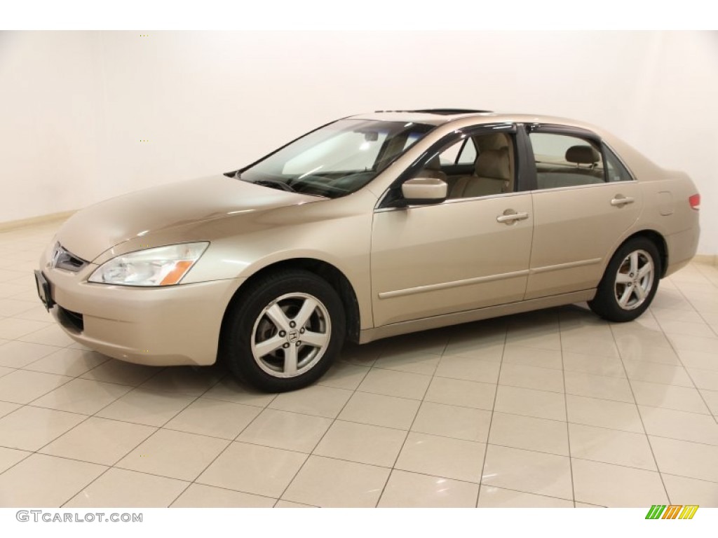 Desert Mist Metallic 2004 Honda Accord EX-L Sedan Exterior Photo #95326300