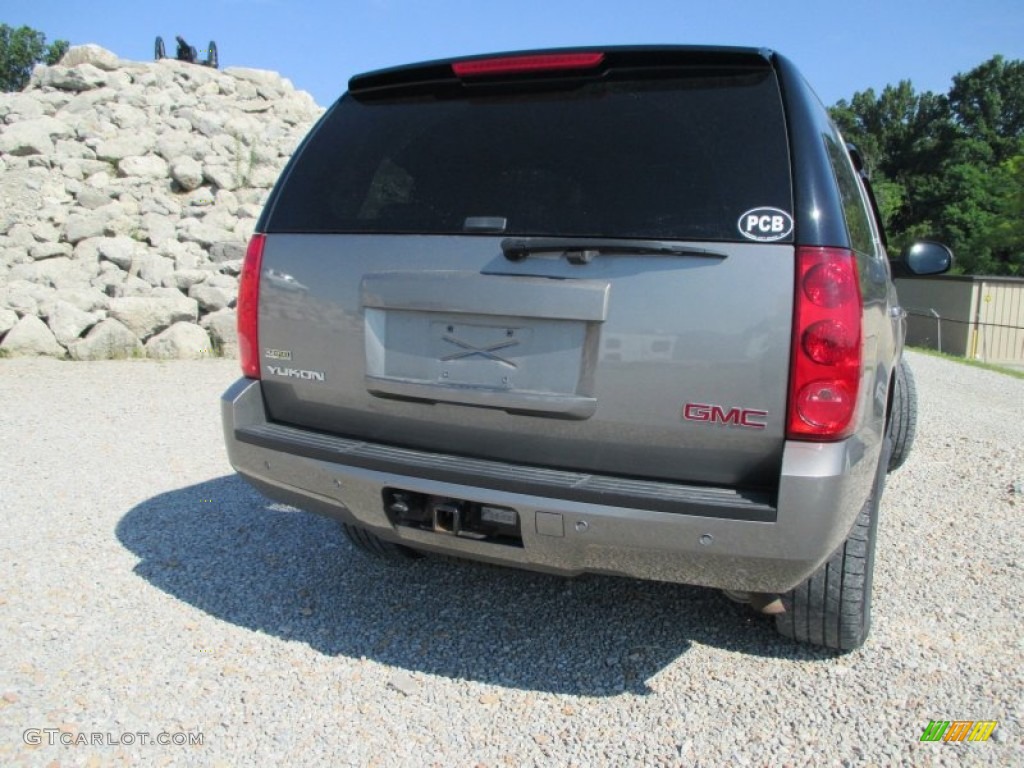 2009 Yukon SLT 4x4 - Steel Gray Metallic / Light Titanium photo #28