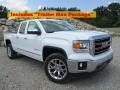 2014 Summit White GMC Sierra 1500 SLT Double Cab 4x4  photo #1