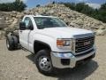 Front 3/4 View of 2015 Sierra 3500HD Work Truck Regular Cab Chassis