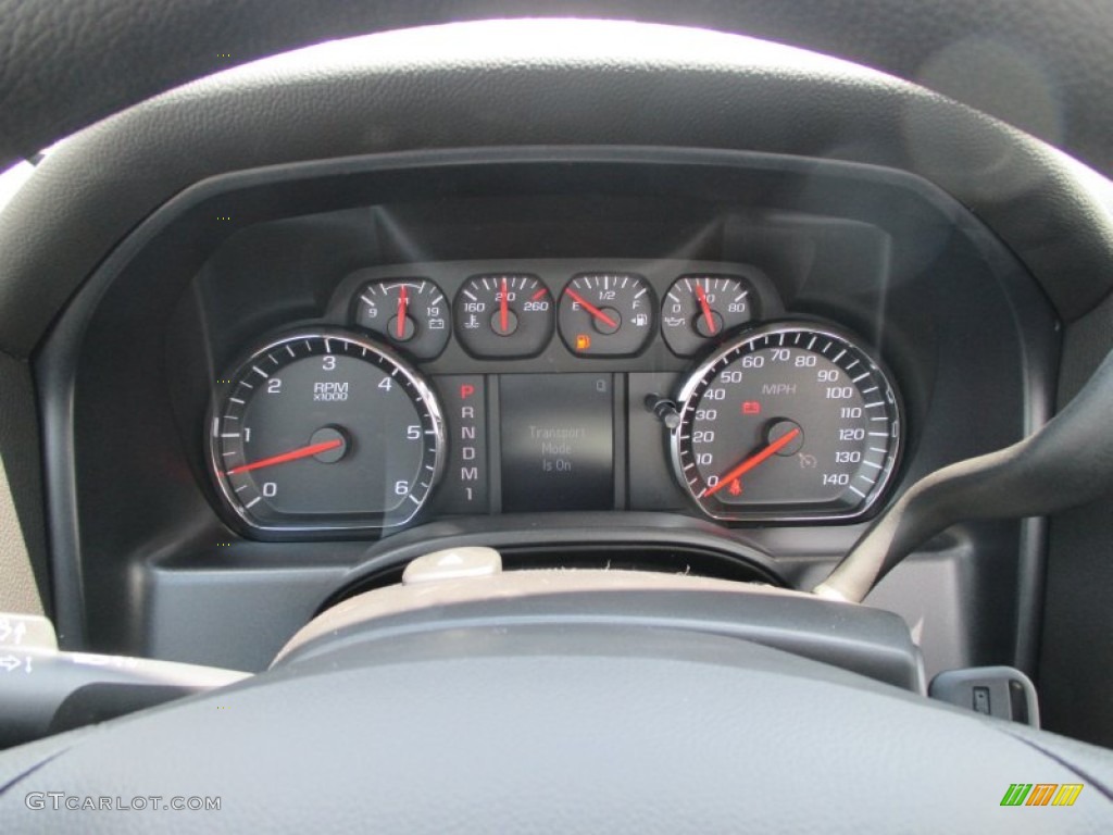 2015 GMC Sierra 3500HD Work Truck Regular Cab Chassis Gauges Photo #95327770