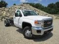 Summit White - Sierra 3500HD Work Truck Regular Cab Dual Rear Wheel Chassis Photo No. 1