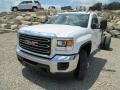 Summit White - Sierra 3500HD Work Truck Regular Cab Dual Rear Wheel Chassis Photo No. 2