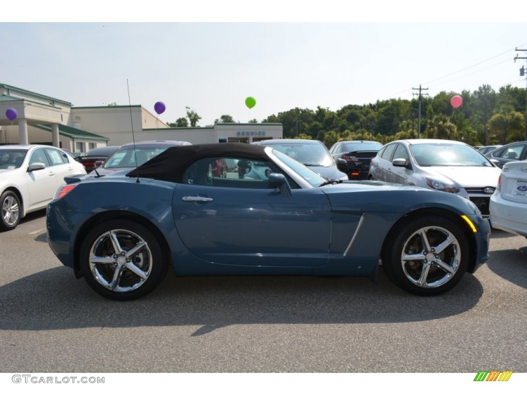 2007 Sky Red Line Roadster - Bluestone / Black photo #2