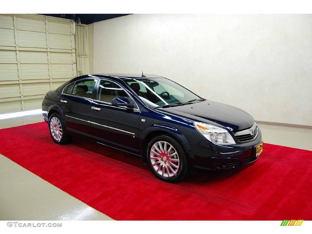 2007 Aura XR - Midnight Blue Metallic / Morocco Brown photo #1