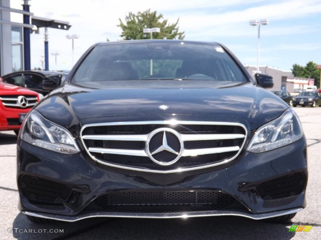 2014 E 350 4Matic Sport Sedan - Black / Black photo #2