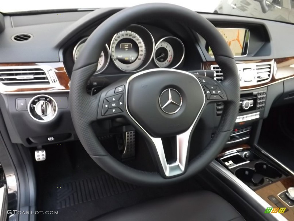 2014 E 350 4Matic Sport Sedan - Black / Black photo #14