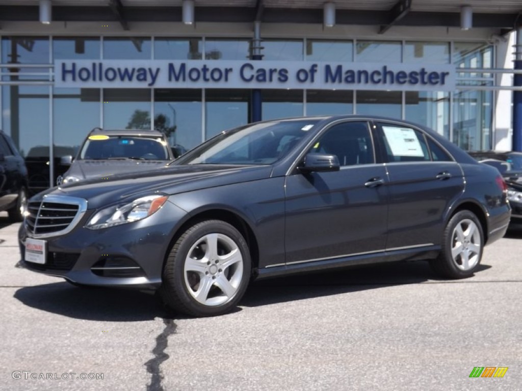 2014 E 350 4Matic Sport Sedan - Steel Gray Metallic / Black photo #1