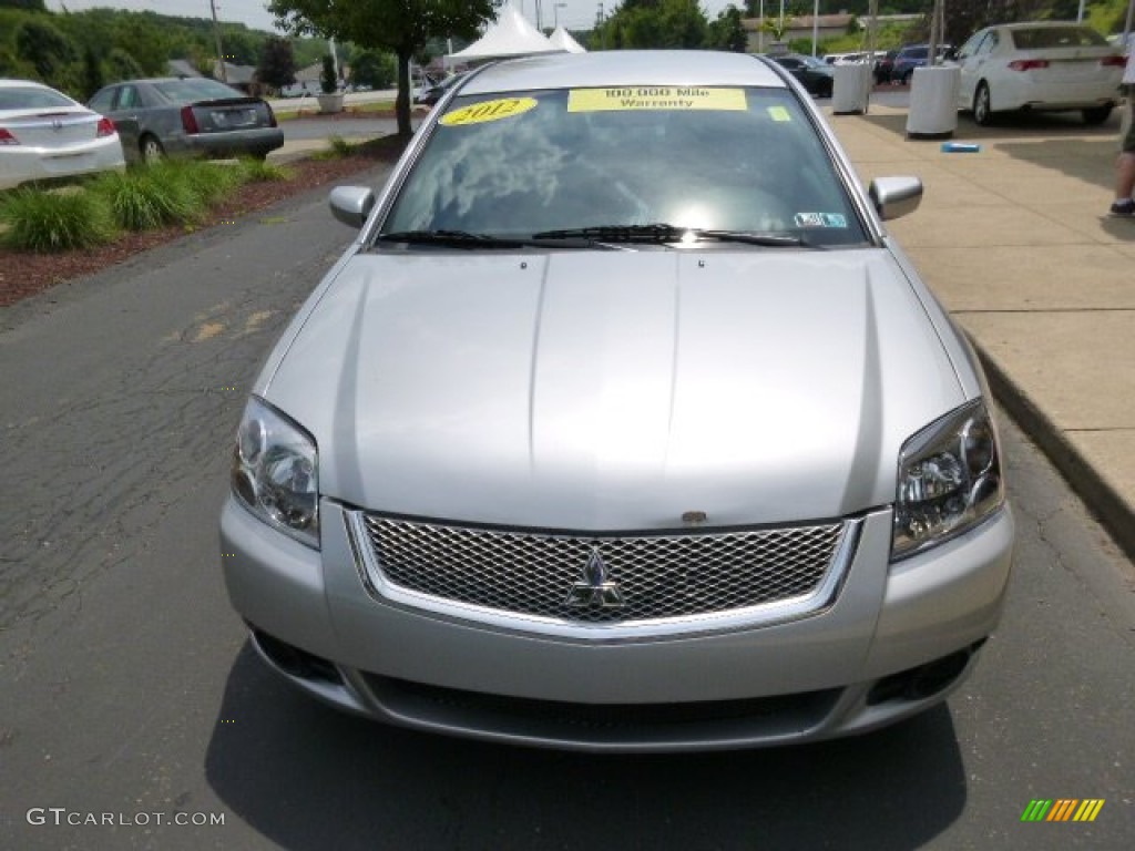 2012 Galant ES - Quick Silver / Black photo #3