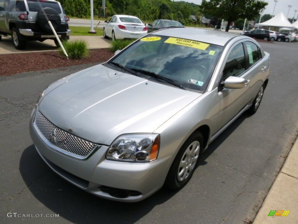 2012 Galant ES - Quick Silver / Black photo #4