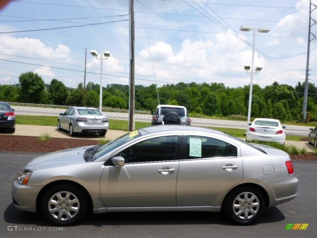 2012 Galant ES - Quick Silver / Black photo #5