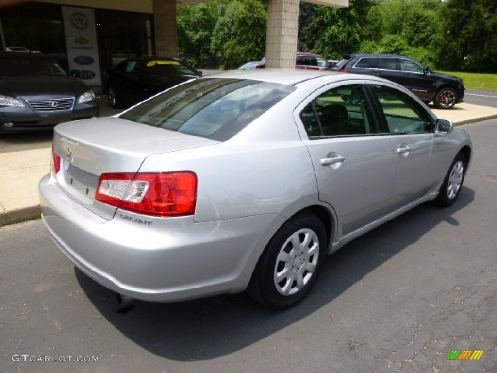 2012 Galant ES - Quick Silver / Black photo #8
