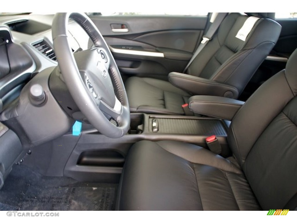 2014 CR-V EX-L - White Diamond Pearl / Black photo #9