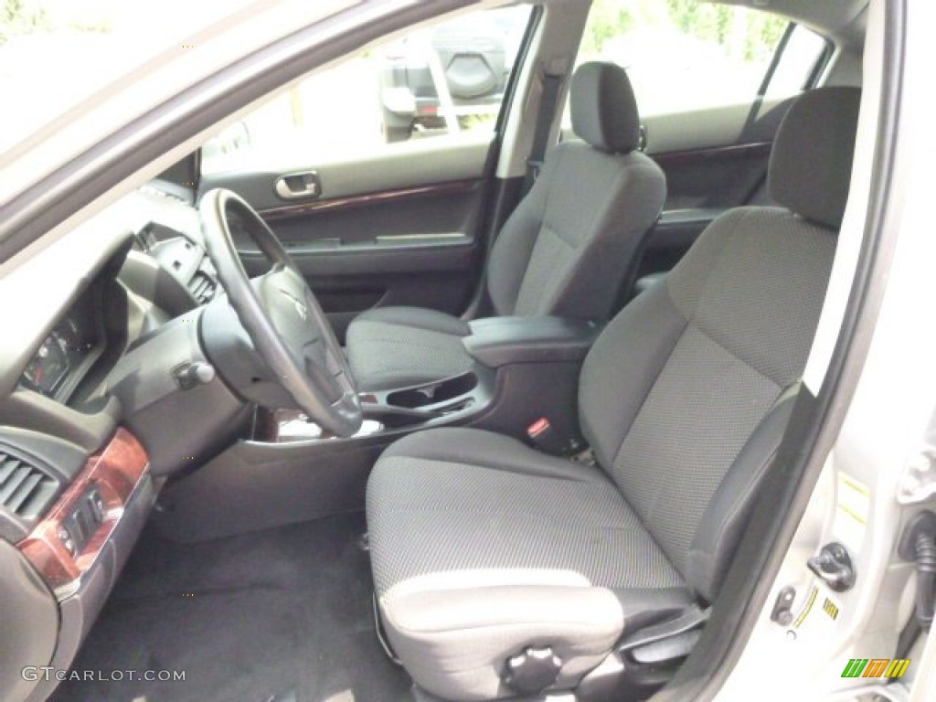 2012 Galant ES - Quick Silver / Black photo #10
