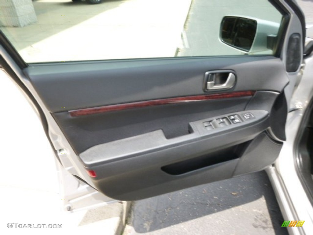 2012 Galant ES - Quick Silver / Black photo #11