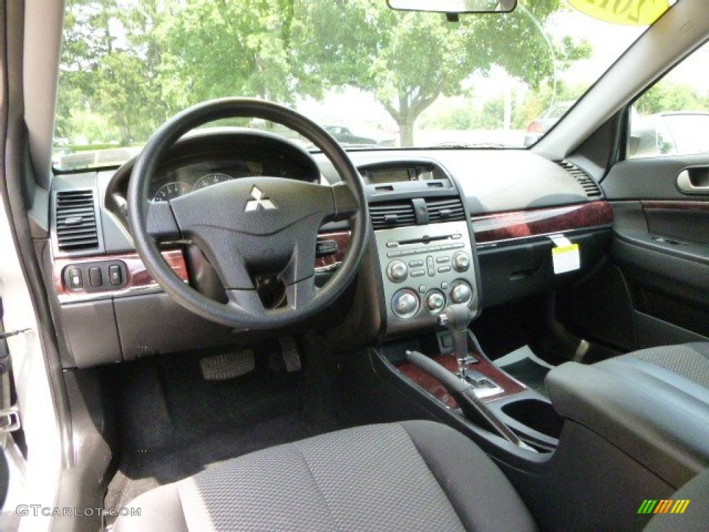 2012 Galant ES - Quick Silver / Black photo #14