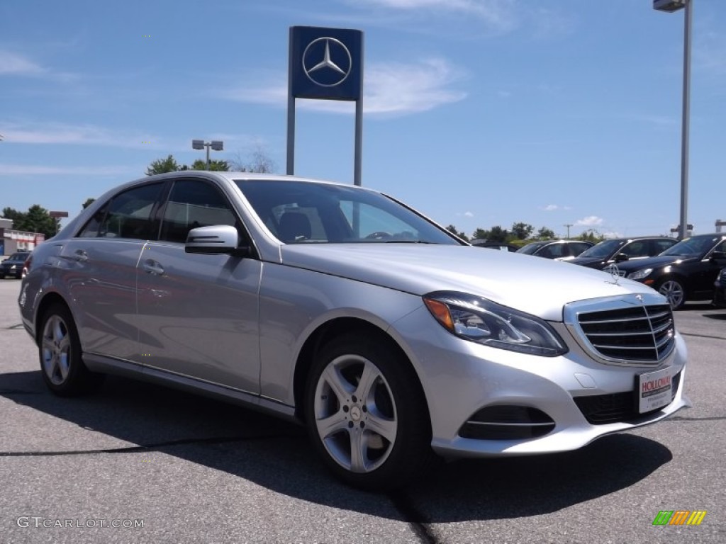 2014 E 350 4Matic Sedan - Iridium Silver Metallic / Black photo #3