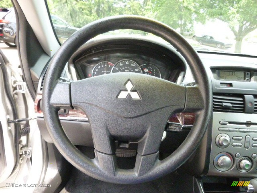 2012 Galant ES - Quick Silver / Black photo #18