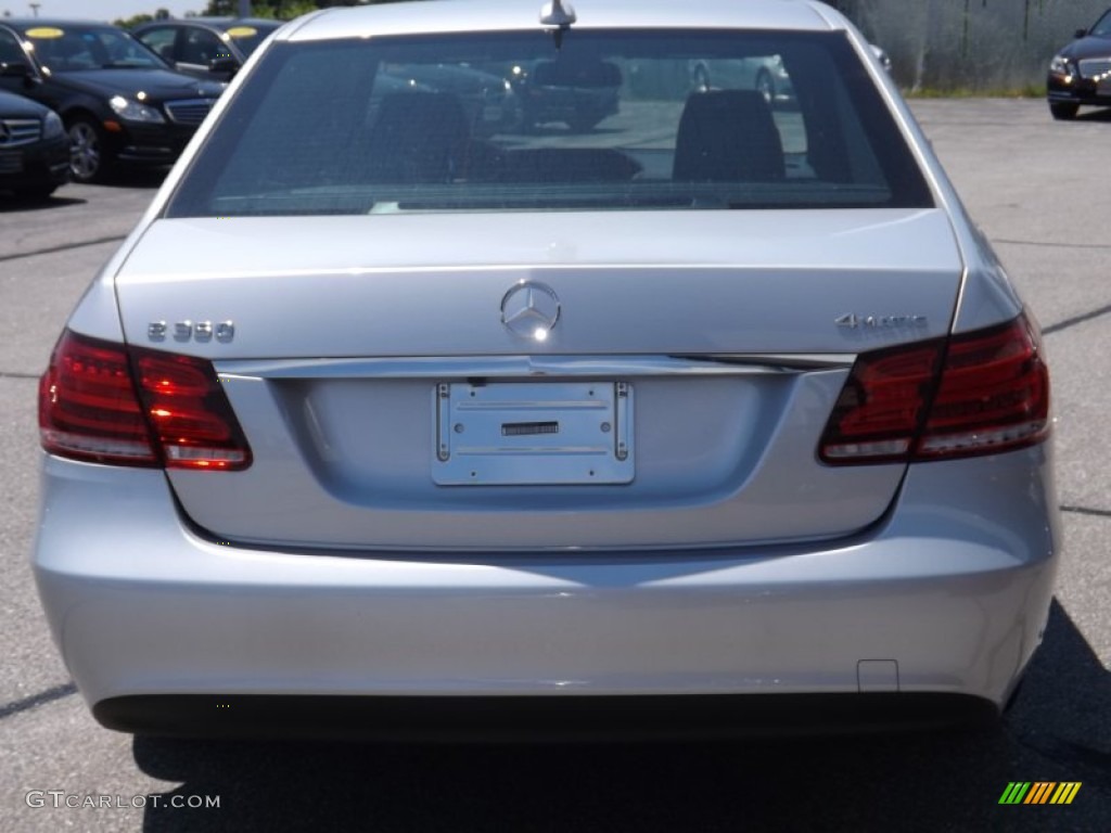 2014 E 350 4Matic Sedan - Iridium Silver Metallic / Black photo #4