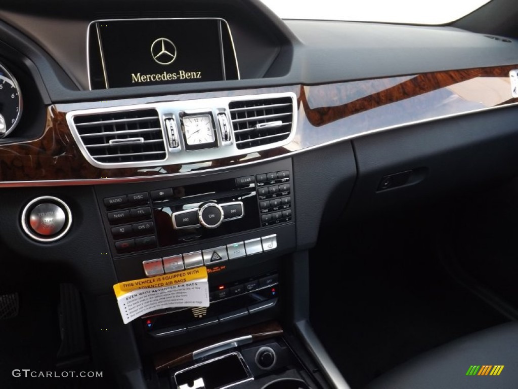 2014 E 350 4Matic Sedan - Iridium Silver Metallic / Black photo #9