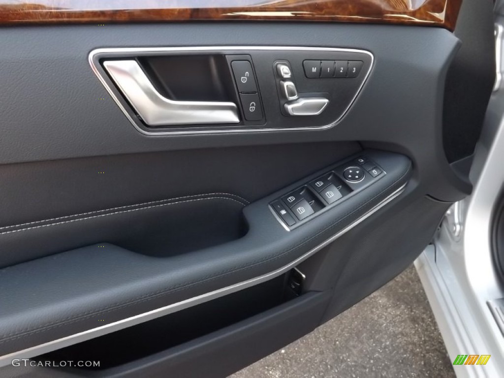2014 E 350 4Matic Sedan - Iridium Silver Metallic / Black photo #16