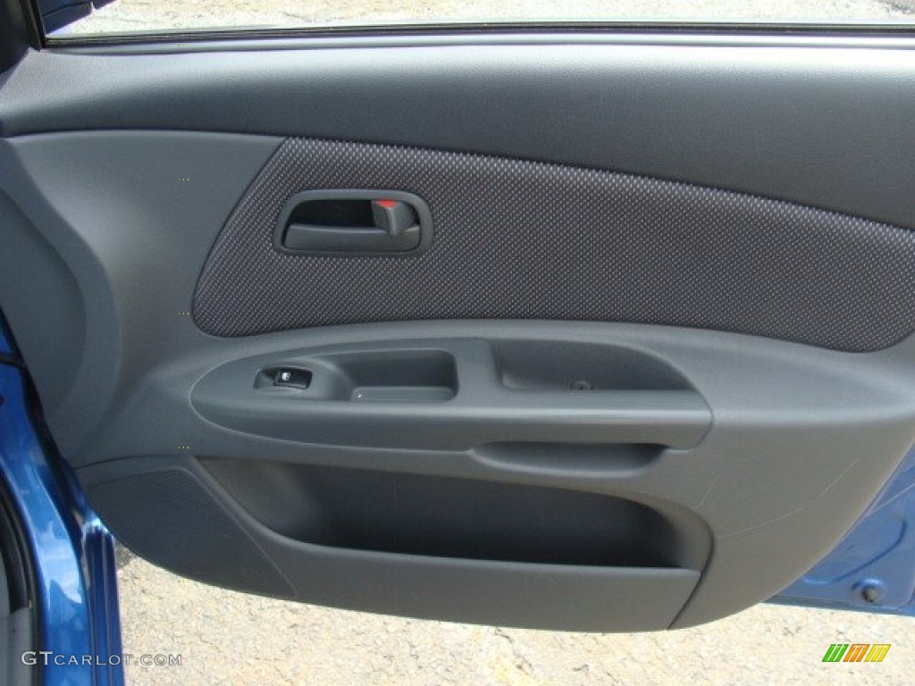 2008 Rio LX Sedan - Sapphire Blue / Gray photo #22