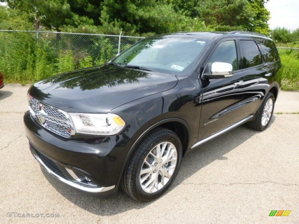 Brilliant Black Crystal Pearl 2014 Dodge Durango Citadel AWD Exterior Photo #95336608
