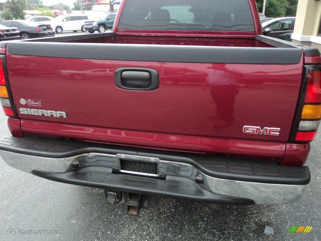 2005 Sierra 1500 SLT Crew Cab 4x4 - Sport Red Metallic / Dark Pewter photo #32