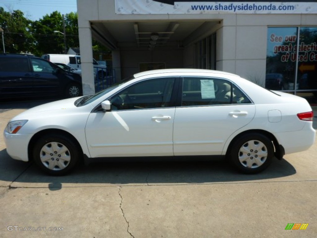 2003 Accord LX Sedan - Taffeta White / Ivory photo #2