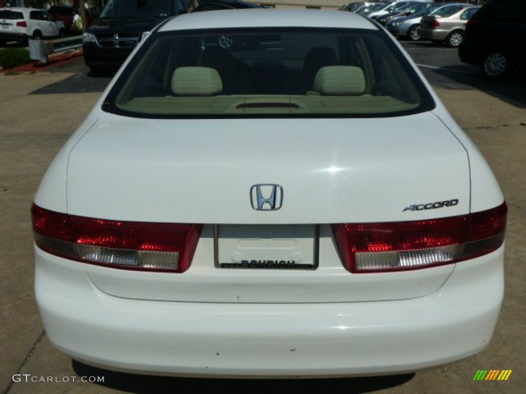 2003 Accord LX Sedan - Taffeta White / Ivory photo #11