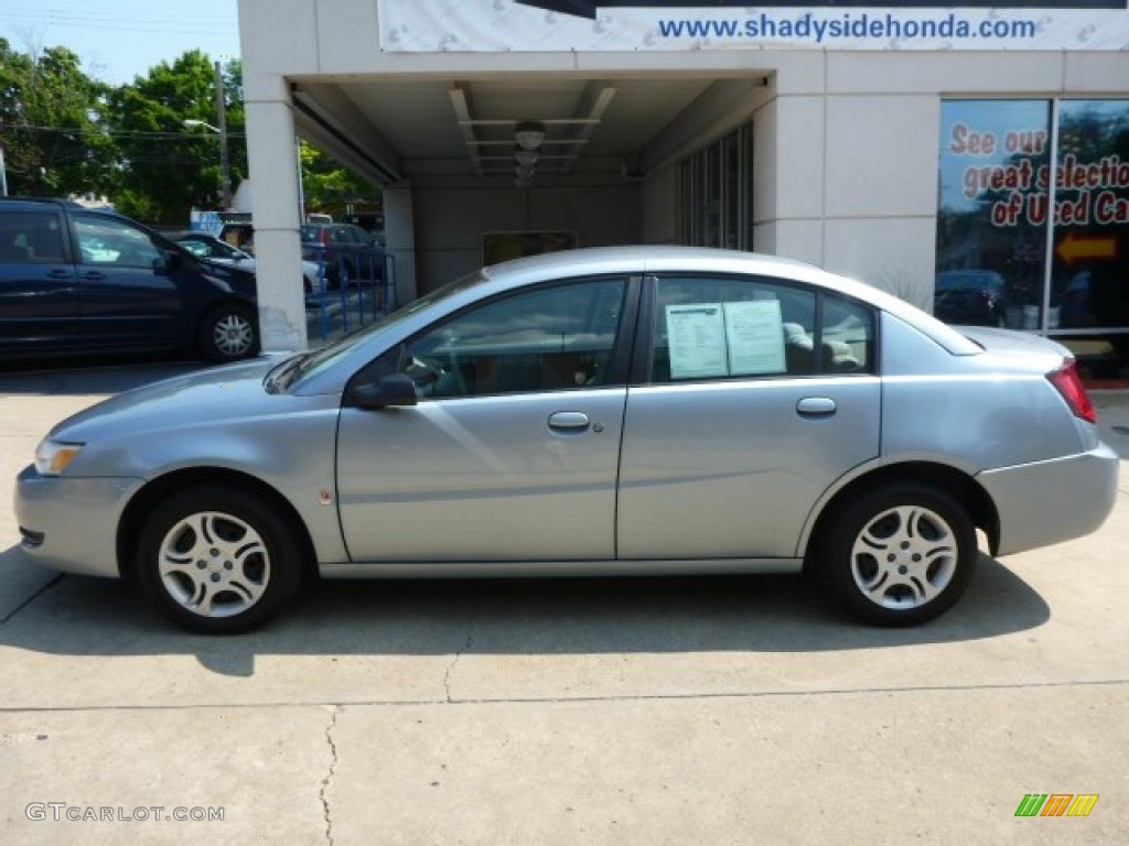 2003 ION 2 Sedan - Silver Blue / Gray photo #2