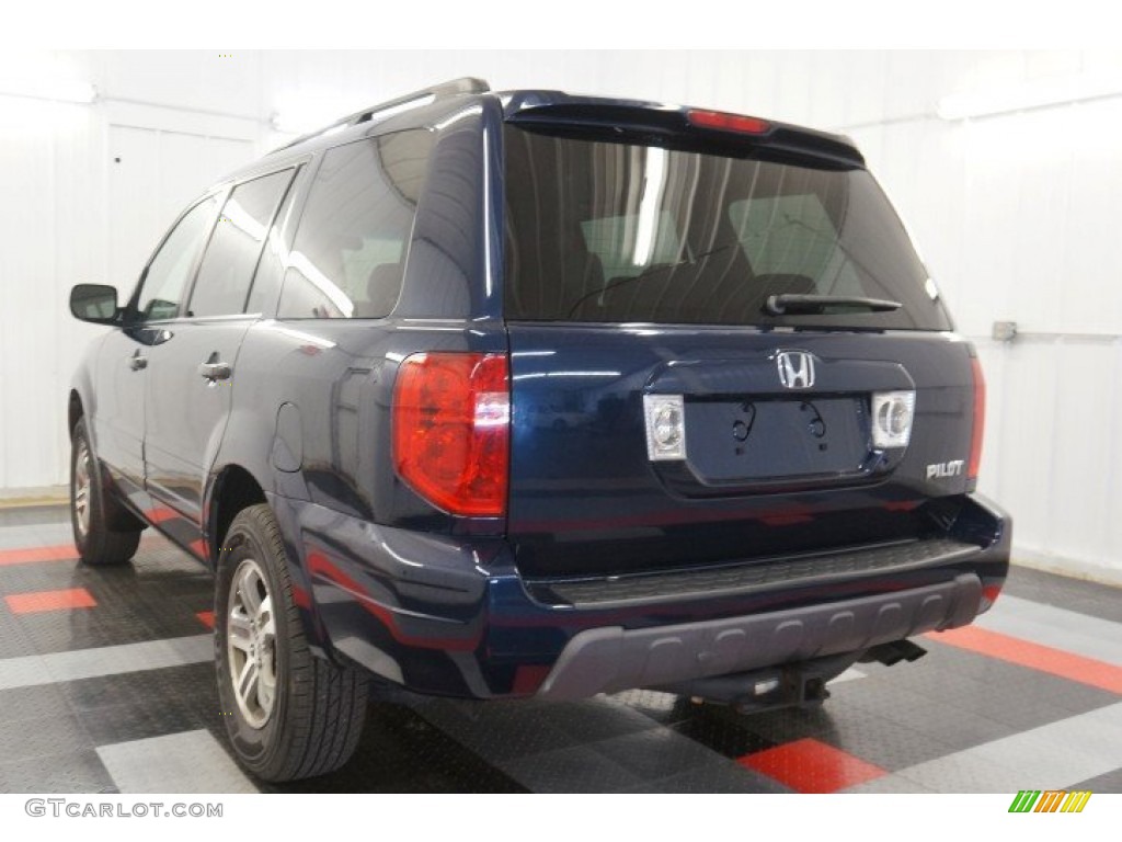 2004 Pilot EX 4WD - Midnight Blue Metallic / Gray photo #19