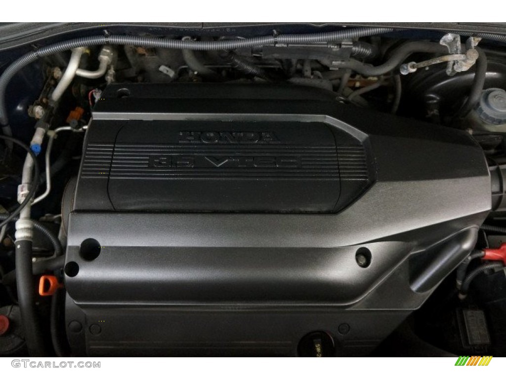 2004 Pilot EX 4WD - Midnight Blue Metallic / Gray photo #47