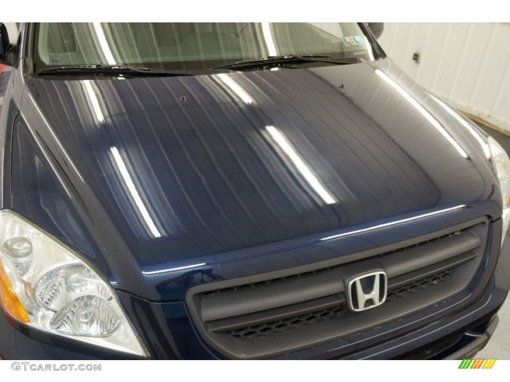 2004 Pilot EX 4WD - Midnight Blue Metallic / Gray photo #52