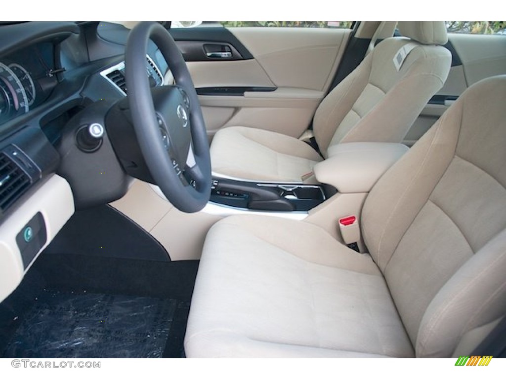 2014 Accord EX Sedan - Crystal Black Pearl / Ivory photo #9