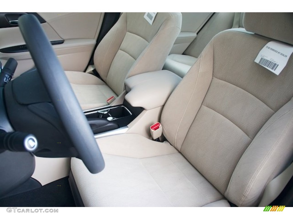 2014 Accord EX Sedan - Crystal Black Pearl / Ivory photo #11