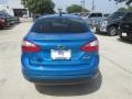 2014 Blue Candy Ford Fiesta SE Sedan  photo #8