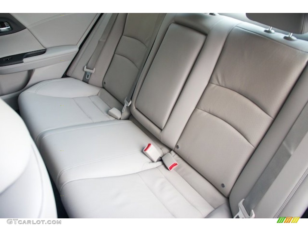 2014 Accord EX-L Sedan - Obsidian Blue Pearl / Gray photo #16