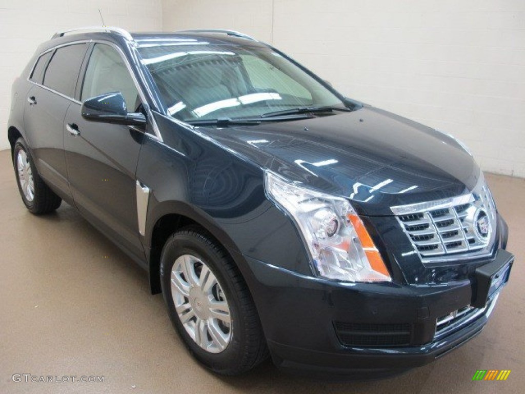2015 SRX Luxury AWD - Sapphire Blue Metallic / Shale/Brownstone photo #1