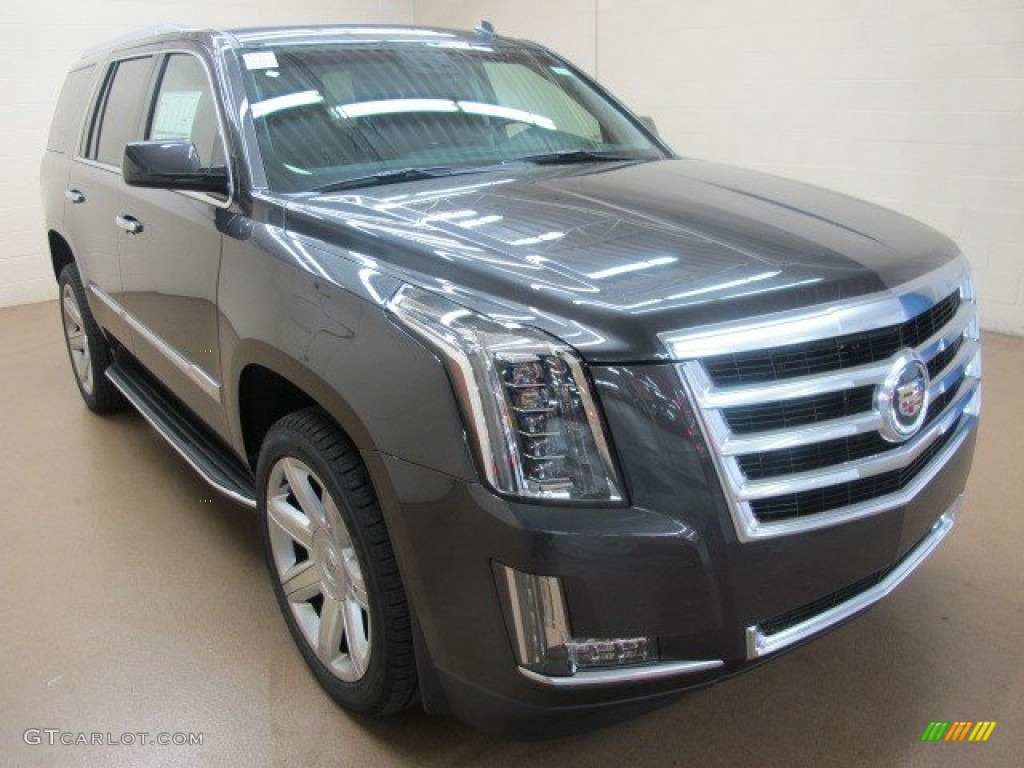 Dark Granite Metallic 2015 Cadillac Escalade Luxury 4WD Exterior Photo #95346016