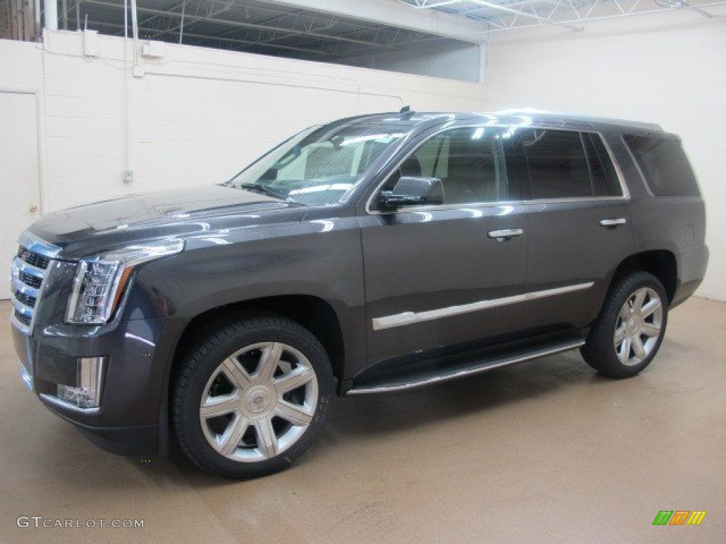 Dark Granite Metallic 2015 Cadillac Escalade Luxury 4WD Exterior Photo #95346064