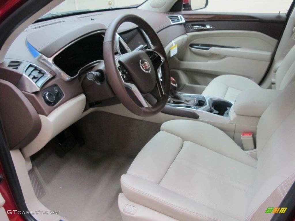 Shale/Brownstone Interior 2015 Cadillac SRX Luxury AWD Photo #95346559