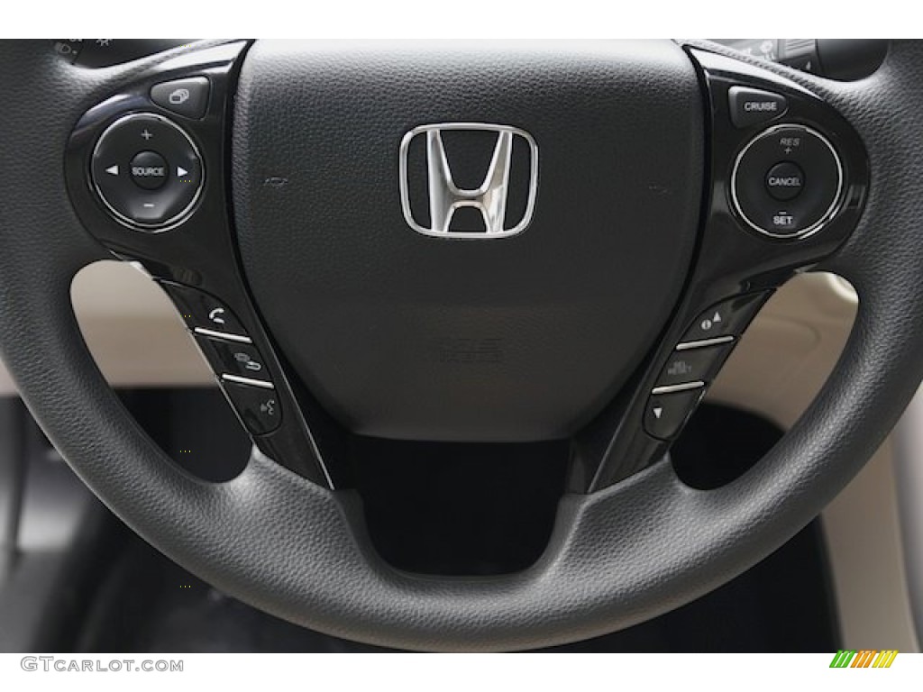 2014 Accord Hybrid Sedan - Crystal Black Pearl / Ivory photo #15