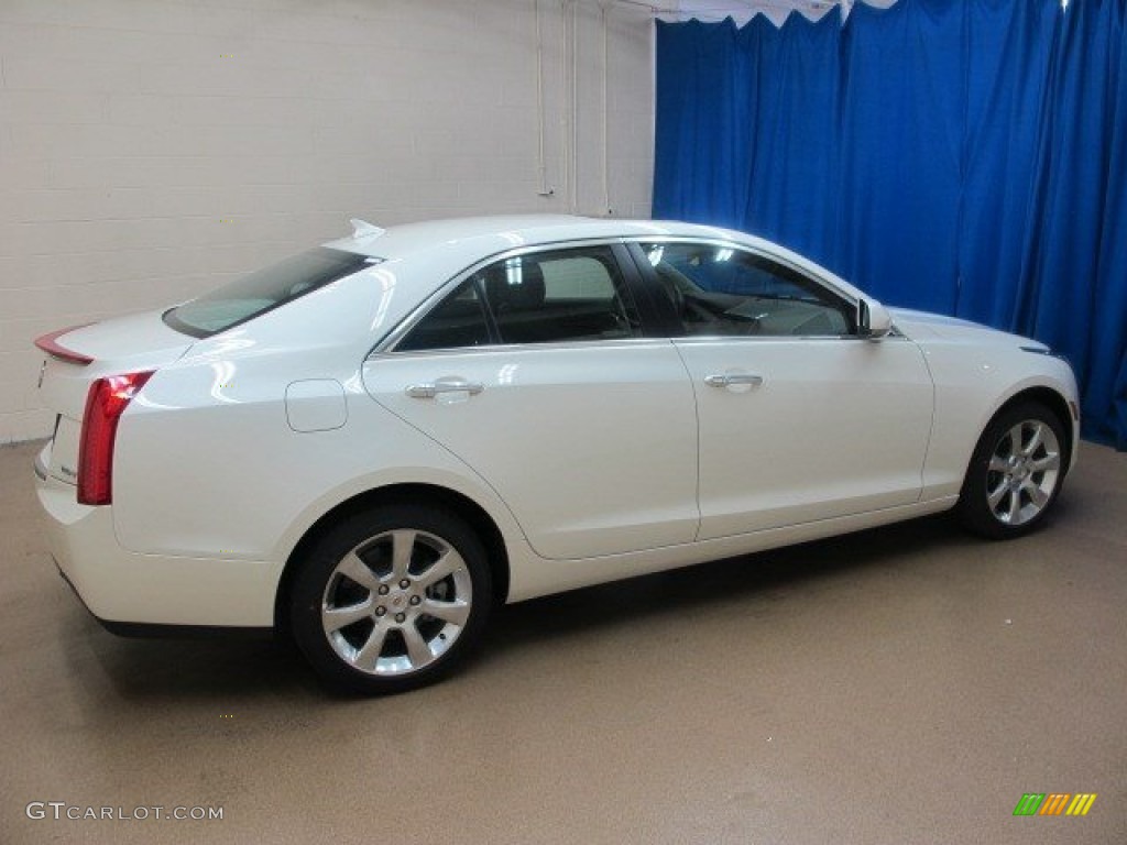 White Diamond Tricoat 2014 Cadillac ATS 2.0L Turbo AWD Exterior Photo #95349082